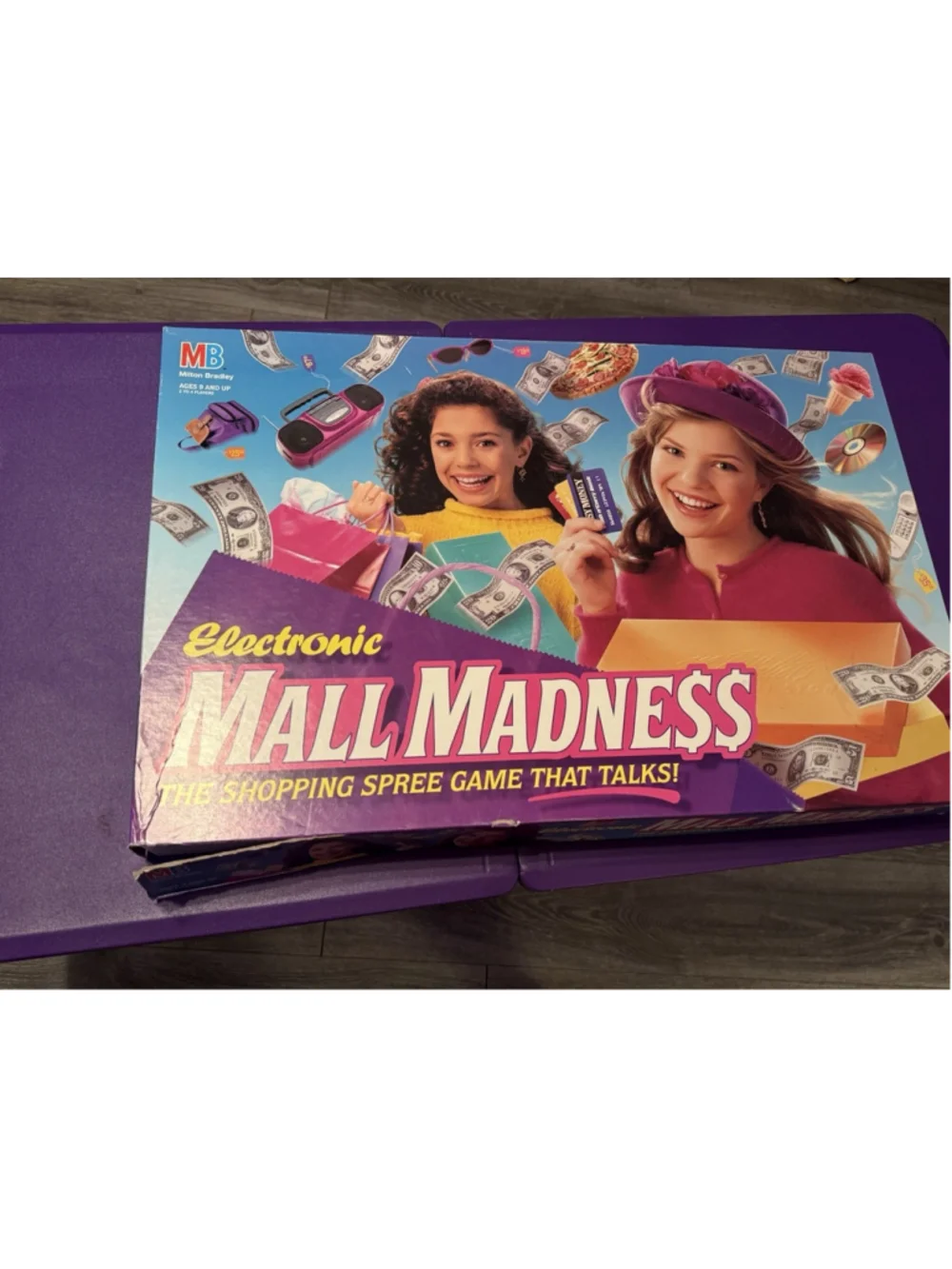 Mall Madness 1996 Board Game Milton Bradley (missing 1 Peg) Tested WORKS!!!!